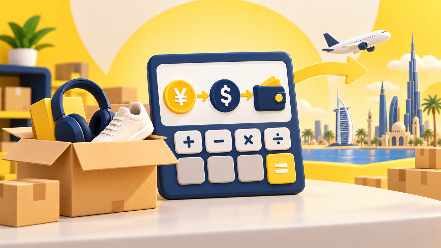 Noon Global 如何定价？从 Transfer Price 到海云星 ERP 自动定价主题插画